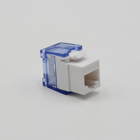 Cat6 UTP 180 Degree Tool-Free RJ45 Keystone Jack