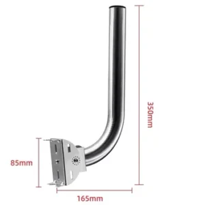 Stainless Steel L Type CCTV Camera Bracket 350MM Or Heavy-duty Wall Mount For Bullet Cameras Antenna Mounting Pole