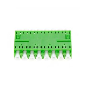 Compact LC/APC To LC/APC 8 Cores Fiber Optic Adapter Without Flange