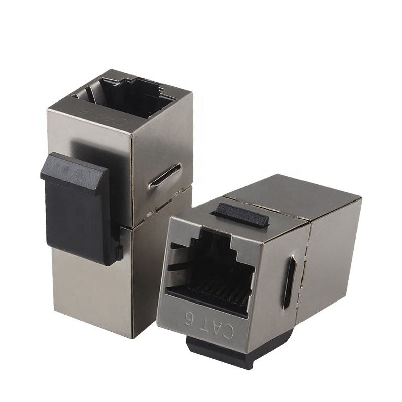 Cat6 STP RJ45 Inline Coupler Keystone Jack