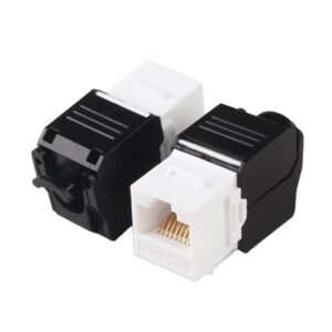 Cat6A 180 Degree RJ45 Keystone Jack