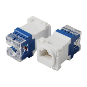 Cat6 RJ45 Keystone Jack with Phosphor Bronze Contacts
