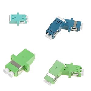 Duplex Laser-Proof Shutter Fiber Optic Adapter LC To LC APC
