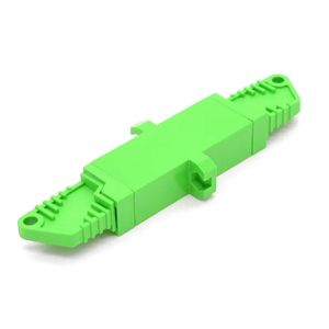 E2000 To E2000 APC/UPC Single Mode Simplex With Flange Fiber Optic Adapter