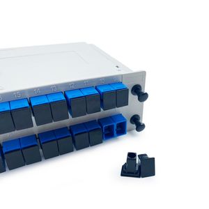 1X16 SC/UPC Fiber Optic PLC Splitter Cassette Type