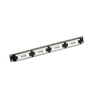 Cat6/Cat6A Shielded 8-Port Dual IDC Patch Panel