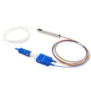 1X2 SC/UPC FTTH Fiber Optic PLC Splitter