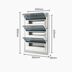 3 Row 45 Circuits Distribution Box