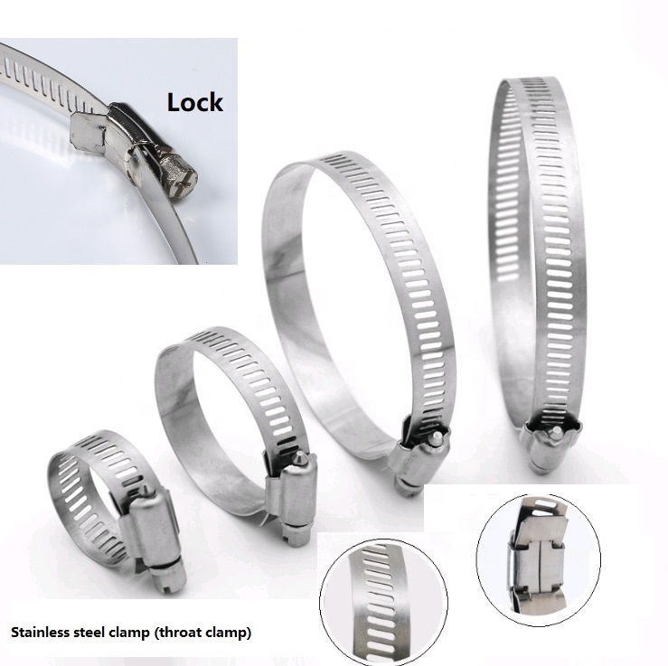 Price Custom Sizes Hose Clip and Throat Hoop of Surveillance Accessories Hose Clamp and American Throat Hoop