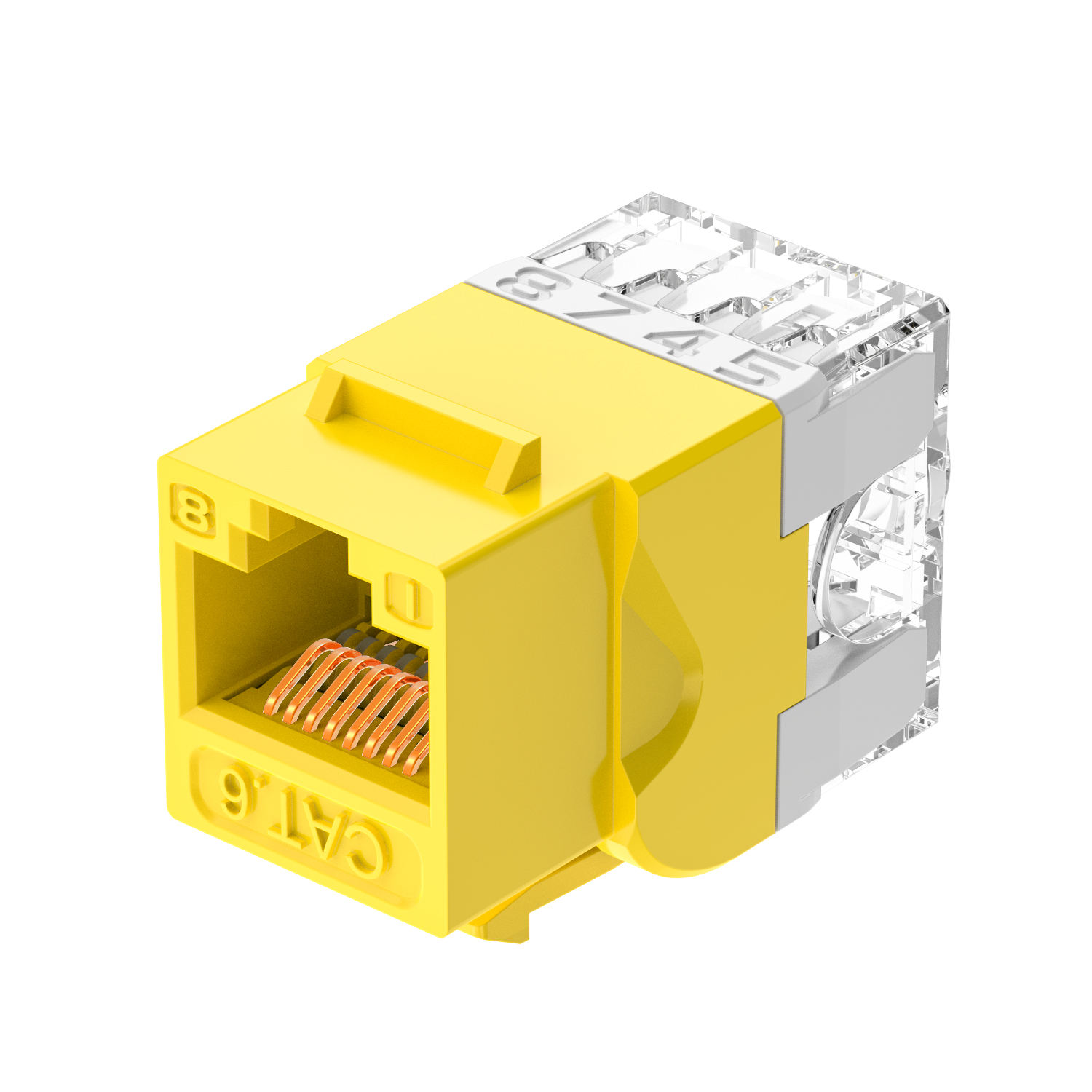 Cat6A FTP 90 Degree Keystone Jack