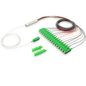 1X16 SC/APC Fiber Optic PLC Splitter Mini Tube Type