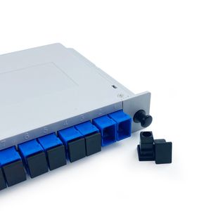 1X8 SC/UPC FTTH Fiber Optic PLC Splitter Cassette Type