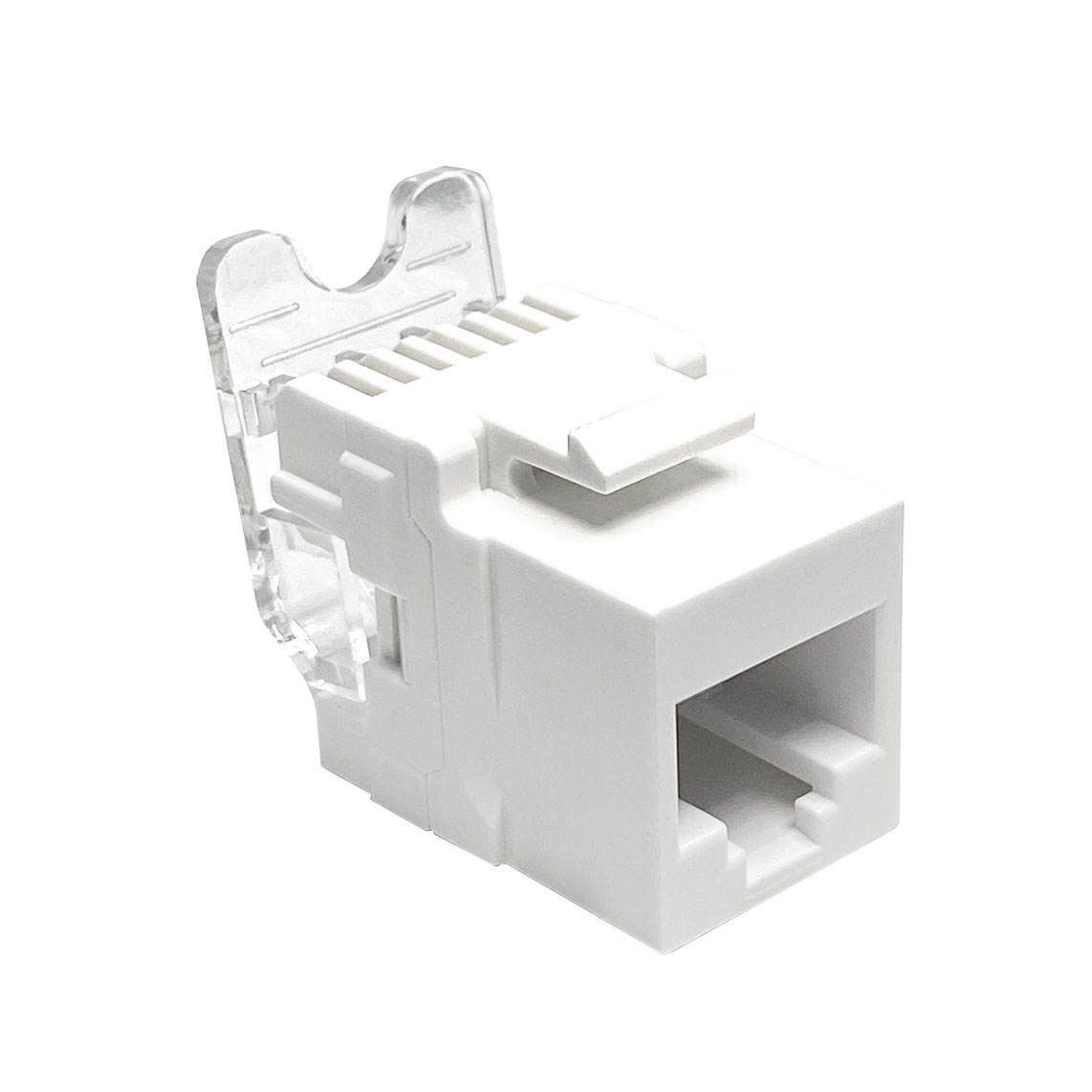 Cat3 RJ11 Toolless Telephone Keystone Jack