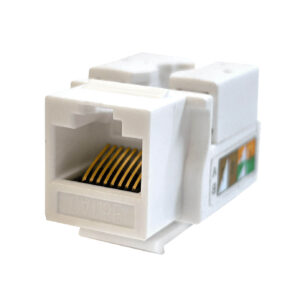 Cat6A UTP 90 Degree Toolless RJ45 Keystone Jack