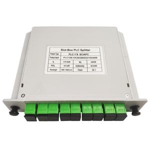 1X8 SC/APC Fiber Optic PLC Splitter Mini Tube Type