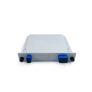 1X2 SC/UPC Fiber Optic PLC Splitter Cassette Type