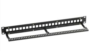 Cat6 Shielded 12-Core Toolless Rackmount Patch Panel