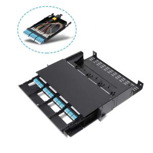 High Density 144-Core MPO MTP Fiber Optical Patch Panel