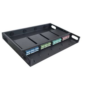 High Density 1U 19-Inch Rack Mount 96 Fibers MPO/MTP To LC Cassette Patch Panel