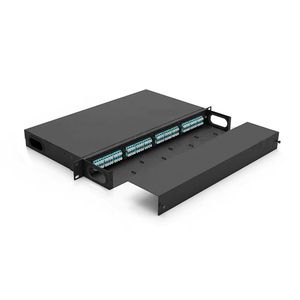 High-Density 48/96-Core MTP MPO Fiber Optic Patch Panel