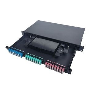 24-Port LC Quad Fiber Optic Patch Panel