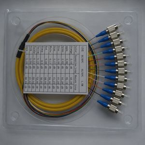 12 Core Single Mode Fiber Optic Pigtail