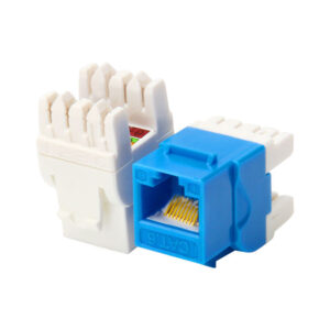 Cat5e/Cat6/Cat6A UTP 180 Degree RJ45 Keystone Jack