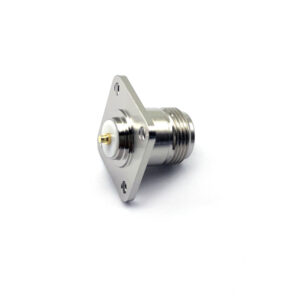 N Type Female Jack 4 Hole Flange Panel Mount Solder RF Connector for Base Station