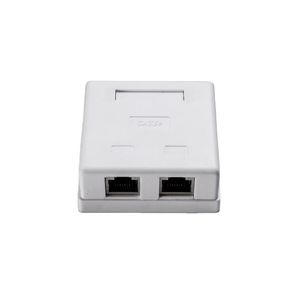 RJ11 RJ45 UTP Single Port Network Surface Box