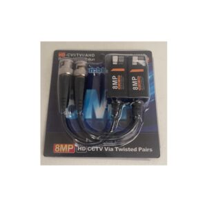 CCTV Balun 1080P HD TVI CVI AHD BNC 8mp Passive UTP Twisted Pair Video Balun and Balun Connector for HD Camera