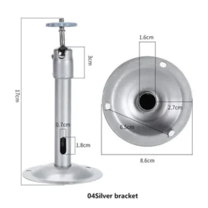 I Type Metal Hanging CCTV Stand And Camera Mounting Bracket And CCTV Adjustable Ceiling Mount Camera Bracket