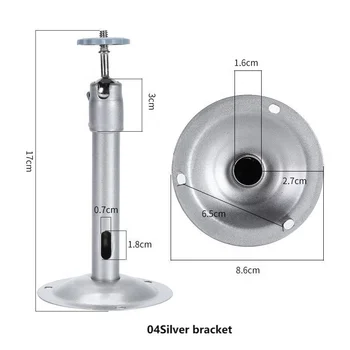 I Type Metal Hanging CCTV Stand And Camera Mounting Bracket And CCTV Adjustable Ceiling Mount Camera Bracket