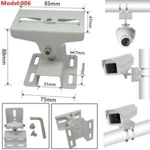 Universal Metal CCTV Bracket And CCTV Adjustable Bracket And Hose Clamp Mounted CCTV Bracket