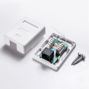 Cat6 UTP Single Port Surface Mount Box