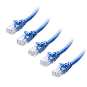Braided Ethernet Patch Cord Network Cable with Ethercon Connectors