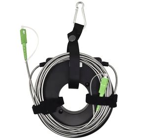 Hto9o07 Round OTDR Fiber Launch Cable Box with Black Rugged Shell
