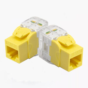 Cat6 UTP 180 Degree RJ45 Keystone Jack