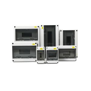 IP65 Waterproof Plastic Distribution Box ABS Material Circuit Breaker Surface Installation Engineering Equipment