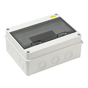IP65 Waterproof Plastic Distribution Box ABS Material Circuit Breaker Surface Installation