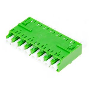 LC/APC To LC/APC 8-Core Compact Fiber Optic Adapter Without Flange