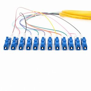 LC UPC Single Mode Fiber Optic Pigtail with 0.9mm LSZH Jacket