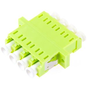 LC To LC Single Mode Quad SC Type Fiber Optic Adapter With Flange