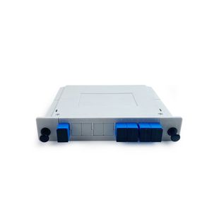 1X4 SC/UPC Fiber Optic PLC Splitter LGX Cassette Type