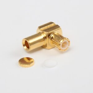 MCX Male Plug Connector Right Angle R/A for RG402 RG405 .086 .141 Semi-Rigi Semi-Flexible Cable Connector