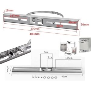 Stainless Steel Bracket ForJuntion Box and CCTV Camera Waterproof Box Bracket and Pole Mount Bracket for Boxes