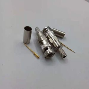 Micro BNC Male Crimp Connector For RG58 RG59 And RG6 Coaxial Cables