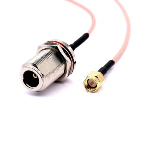 N Connector RF Straight Female Crimp Type for Coaxial Cable RG316 RG174 RG179 N Pigtail