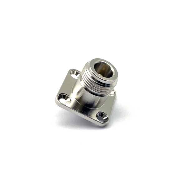 N Female Panel Socket 4 Hole Soldering Flange Mount RF Coax Coaxial Connector Panel Mount