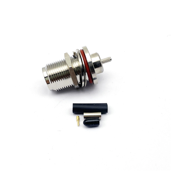 N Type Female Jack Nut Bulkhead Crimp for RG316 RG174 RG179 RG188 RF Cable Connector Pigtail