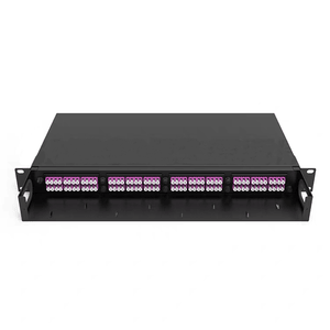 New Arrival 1U 19-Inch Rack Mount Optical Frame MPO To LC 96-Core Steel Fiber Optic Patch Panel Unloaded ODF Distribution Box